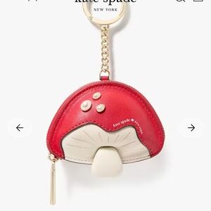 Kate Spade 3d Mushroom Bag Charm